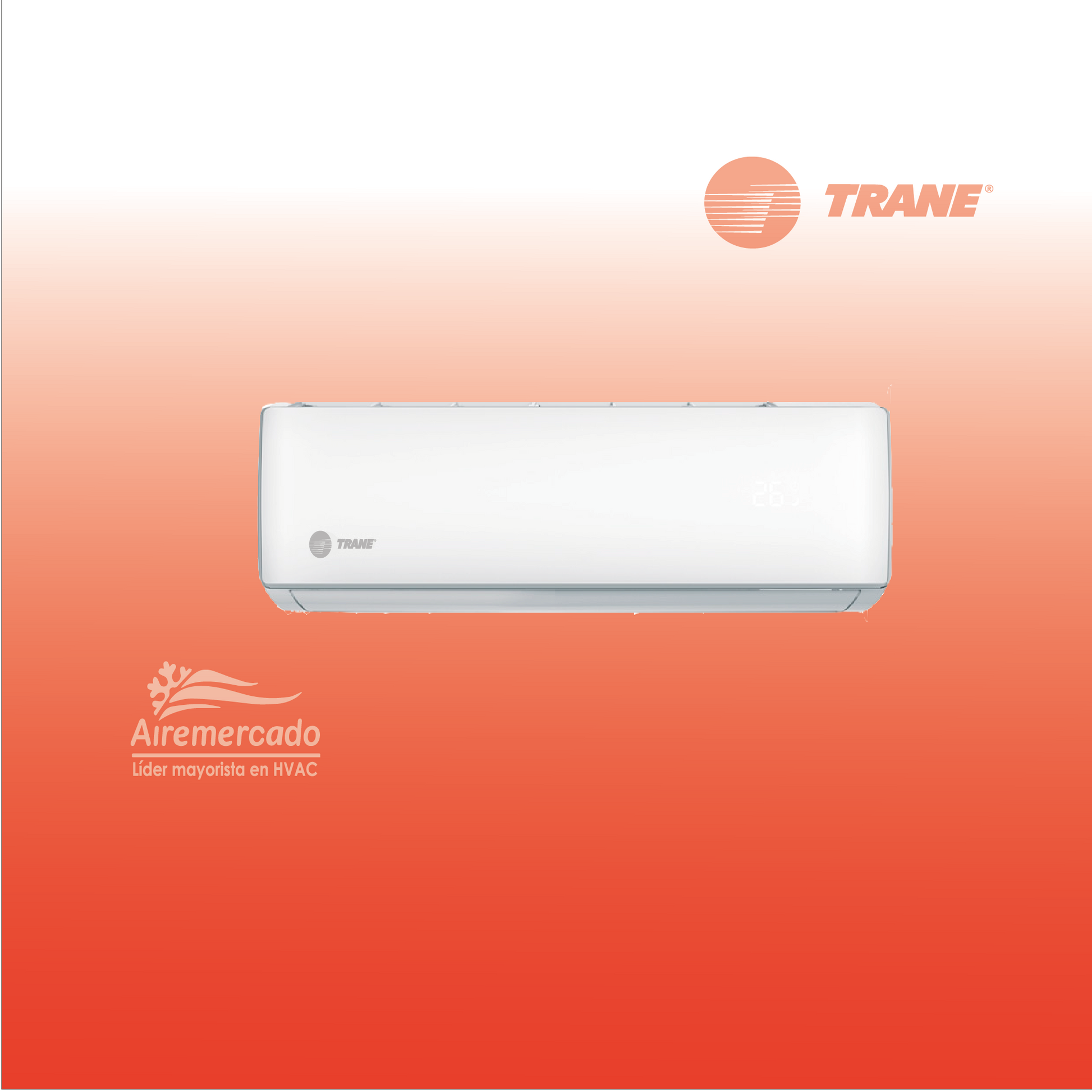 MINISPLIT TRANE 1TR Solo Frio (110V) - Modelo 4MCW1512A9000AA byTRane for Minisplits applications
