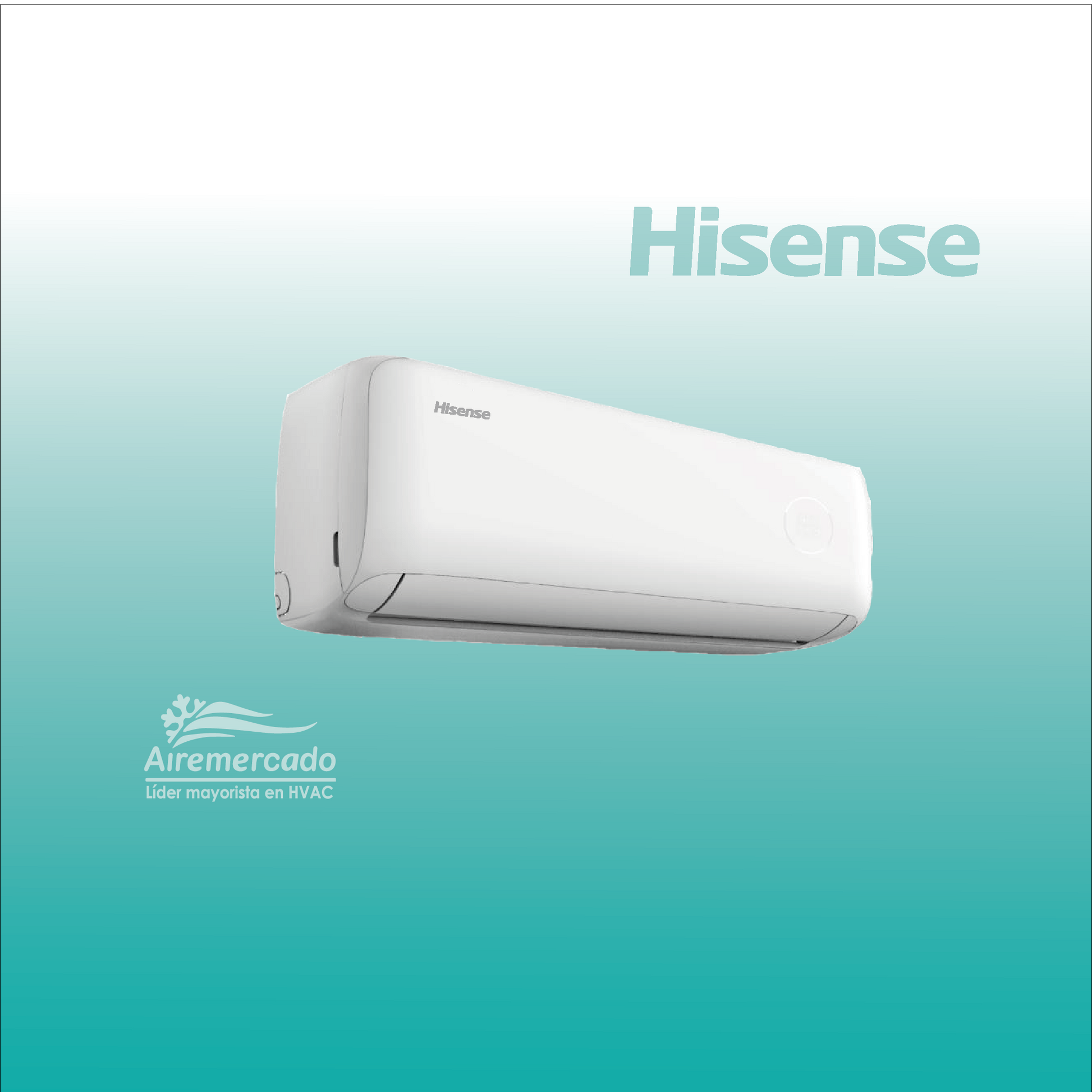Minisplit Hisense 1TR Solo Frio (110V) - Modelo AC121CK by Hisense for Minisplits applications