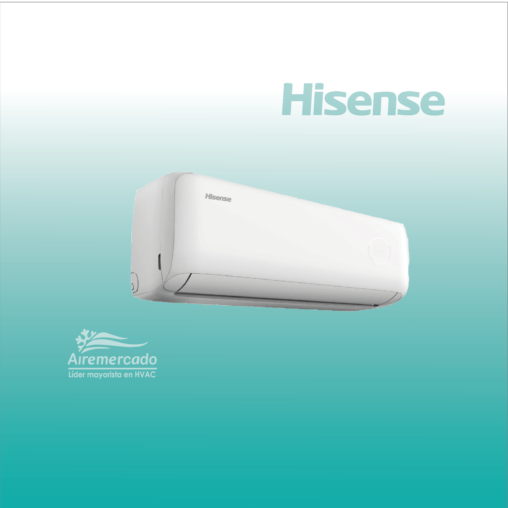 Minisplit Hisense 1TR Solo Frio (220V) - Modelo AC122CK by Hisense for Minisplits applications