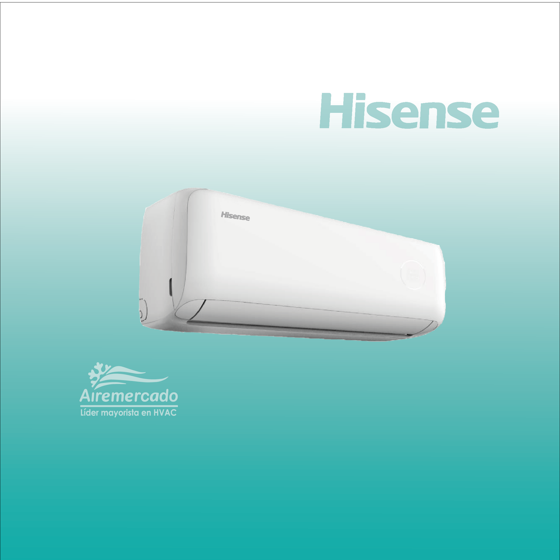 Minisplit Hisense 1TR Frio y Calor (220V) - Modelo AH122CK by Hisense for Minisplits applications