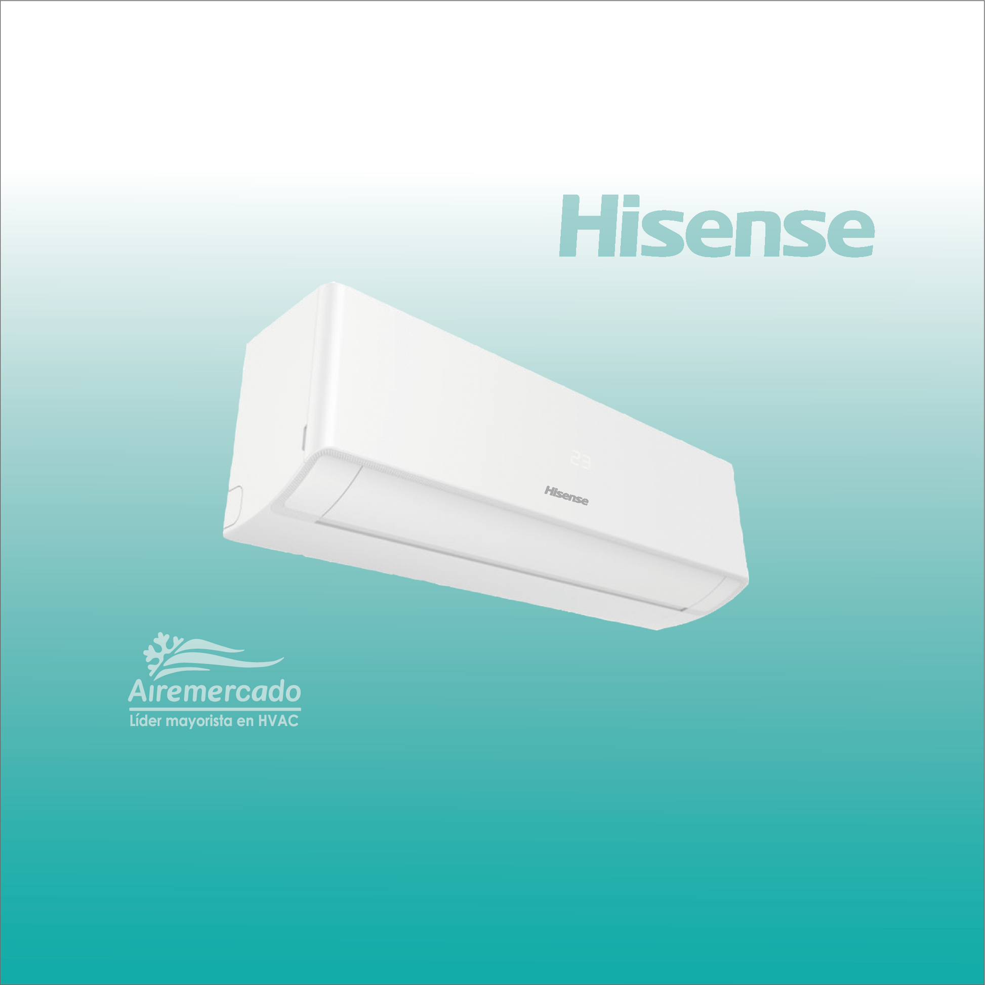 Minisplit Hisense 1TR Solo Frio (220V) - Modelo ART122KAW by Hisense for Minisplits applications