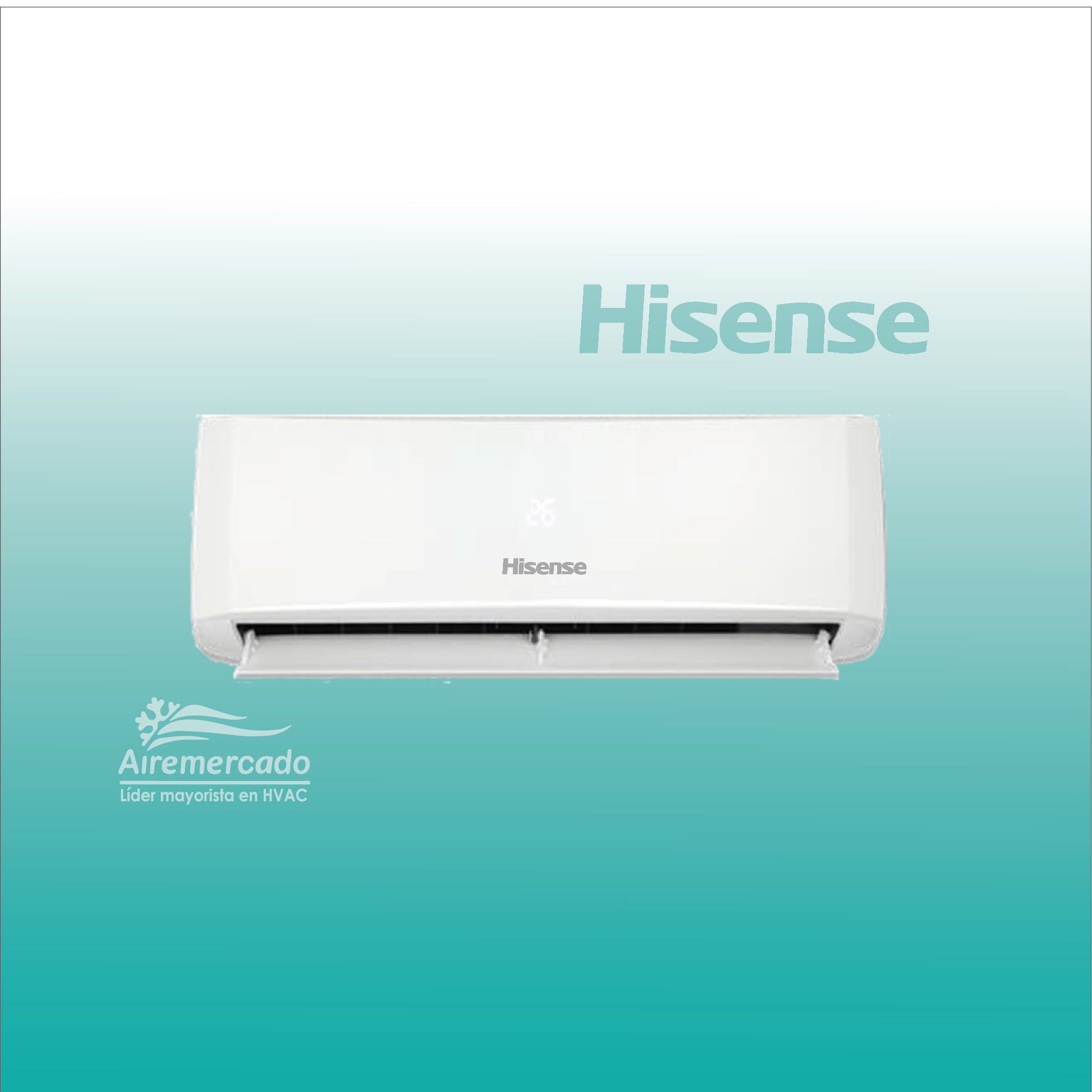 Minisplit Hisense 1.5TR Solo Frio (220V) - Modelo ART182KAW by Hisense for Minisplits applications