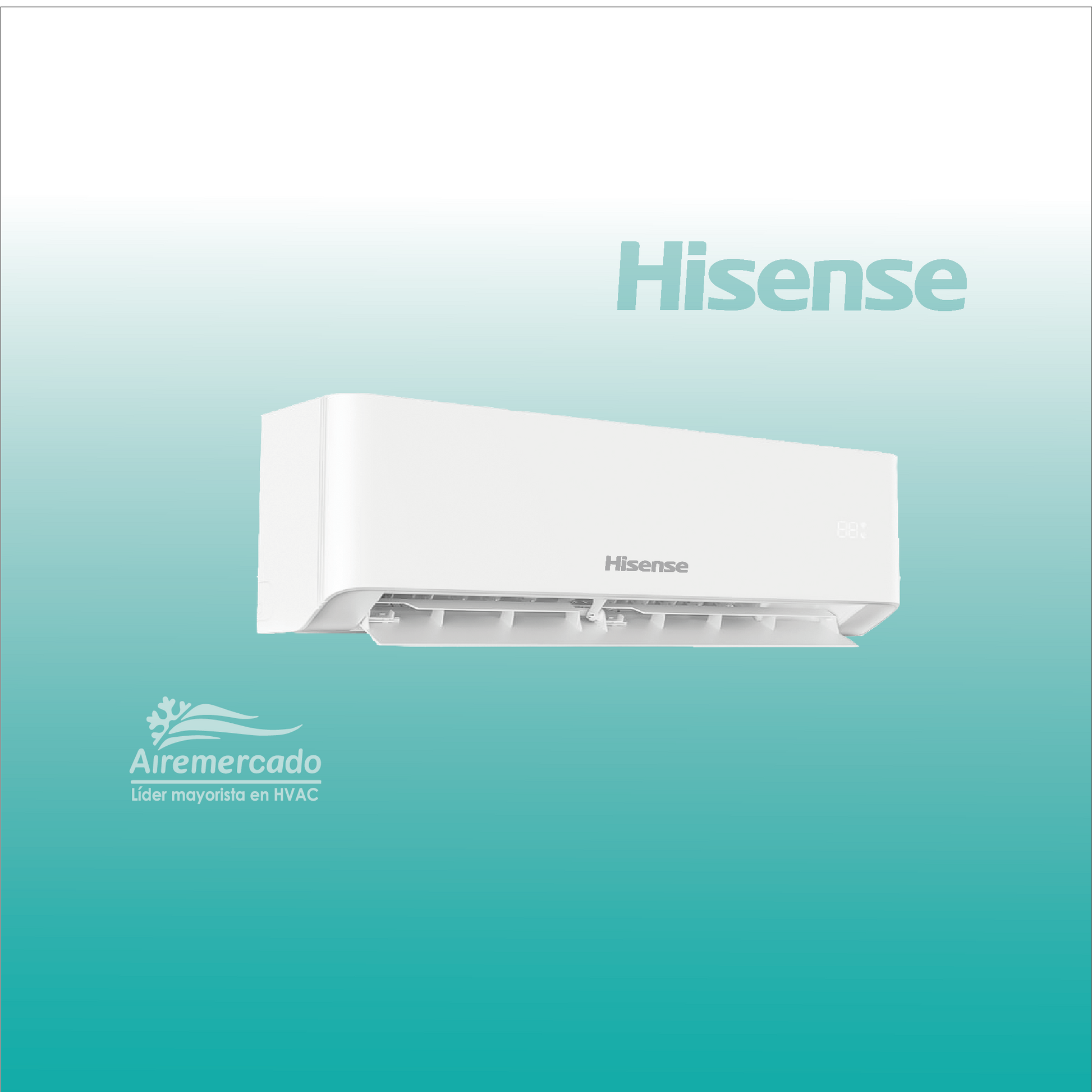 Minisplit Hisense 3TR Solo Frio (220V) - Modelo ART362HBW by Hisense for Minisplits applications