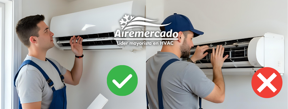 Errores comunes al instalar aire acondicionado (y cómo evitarlos)