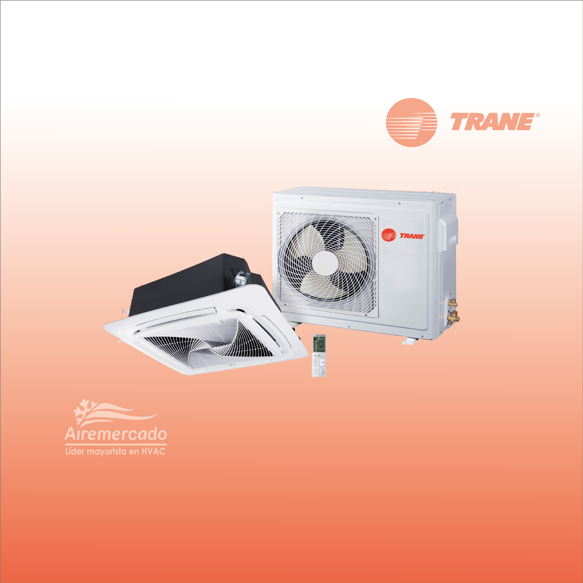 MINISPLIT TRANE Frio y Calor (220V) - Modelo 4MXC6560G1000AA byTRane for Minisplits applications