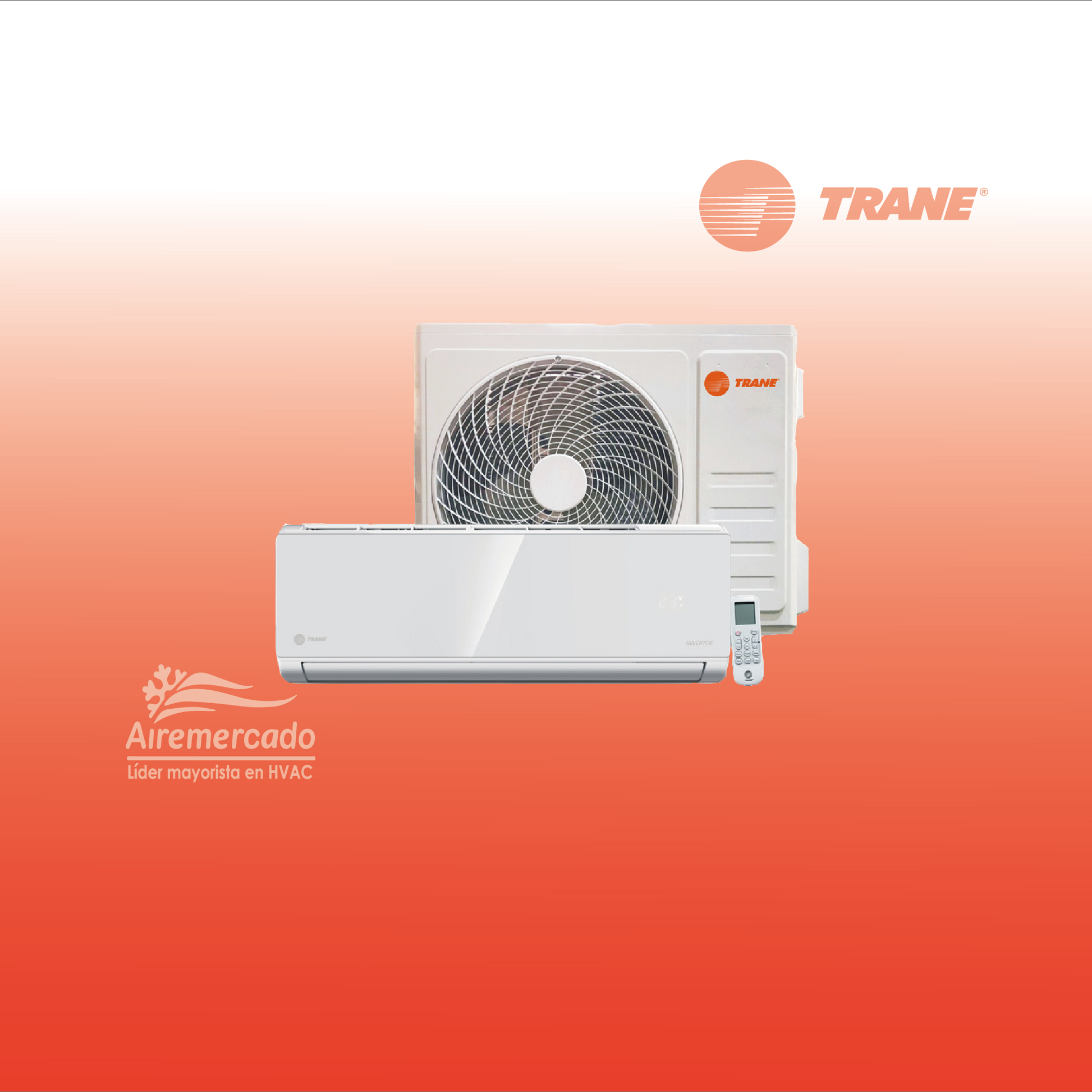 MINISPLIT TRANE 2TR Frio y Calor (220V) - Modelo 4MXW2324BF000AA byTRane for Minisplits applications